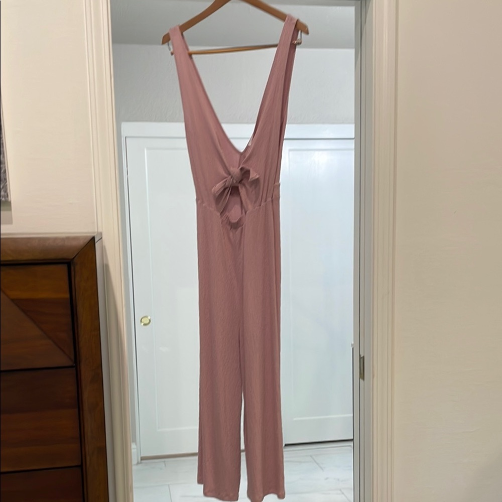 Cute and Casual Pink Jumpsuit